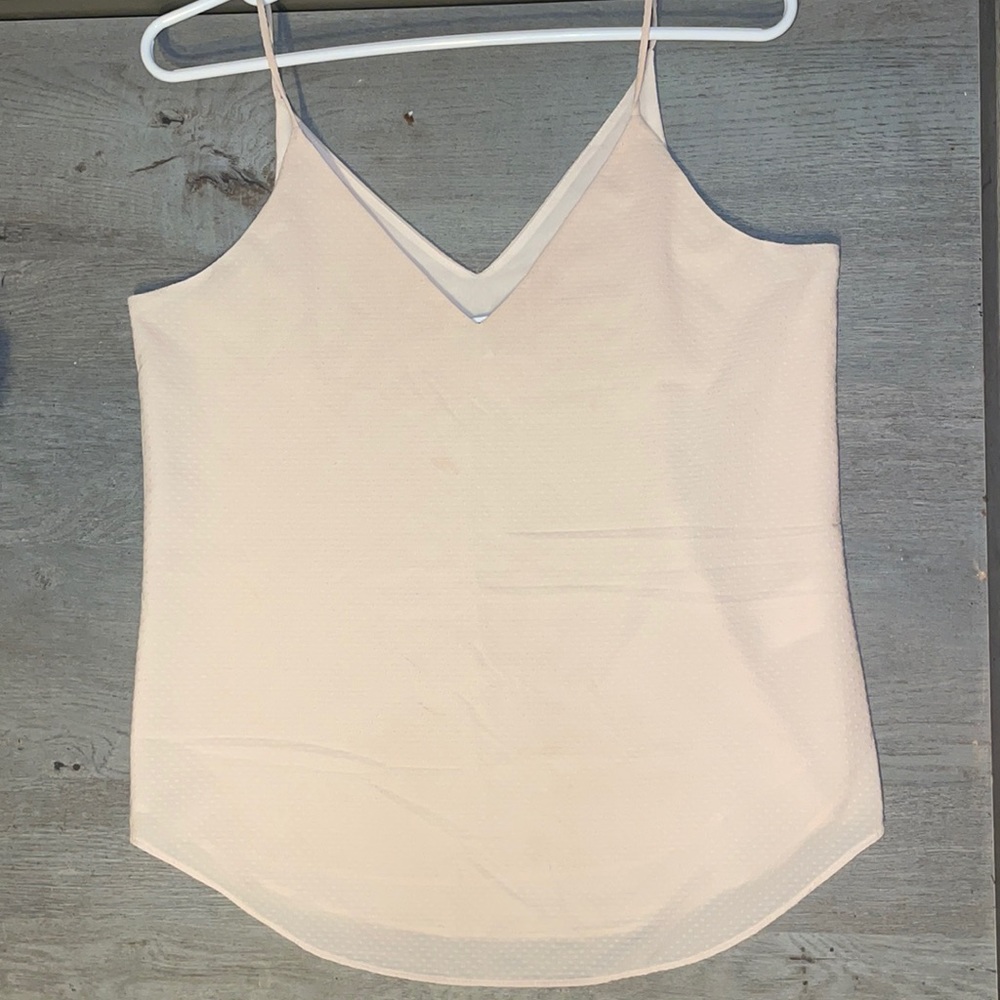 Pale pink textured camisole